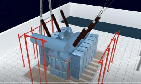 泡沫喷雾灭火系统-灭火演示（3D）